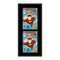Comic Book Display Frame for Current Era Comics Published After 1985 - Black Wood Comic Frame With Black Mat for 6.875x10.5 Comics, 18 Frame Sizes